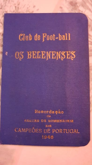 Recordação Campeões de Portugal 1946 C F Belenenses