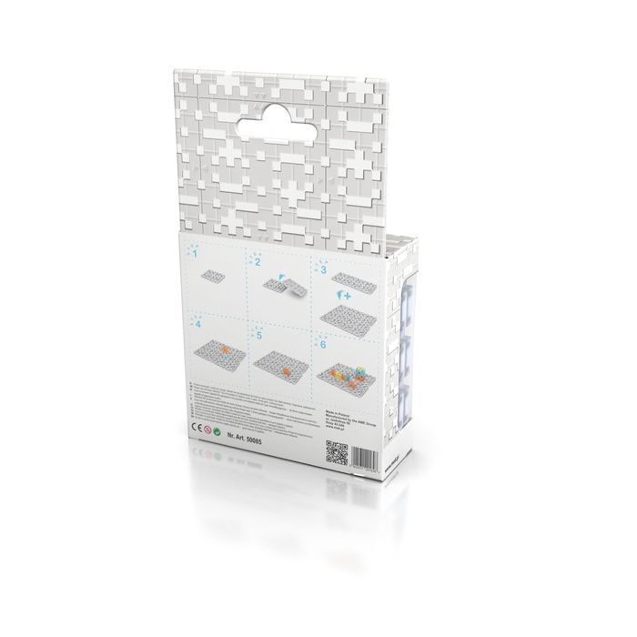 Klocki Meli 50085 Płytka Konstrukcyjna Basic Baseplate Gray 6 Sztuk