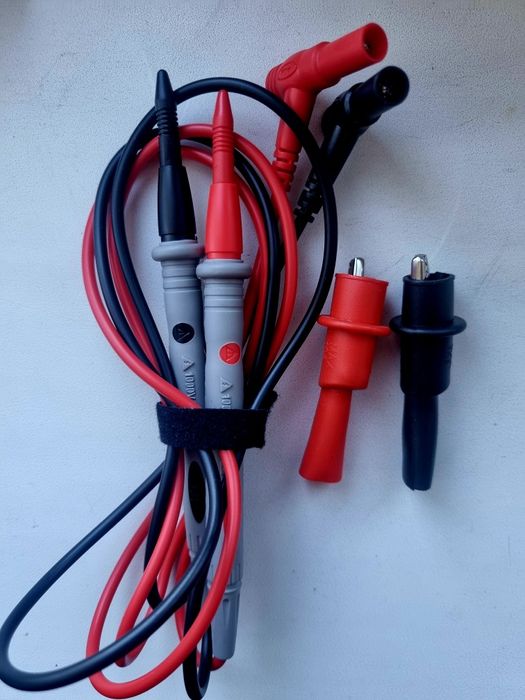 Комплект щупи мультиметра+крокодили.