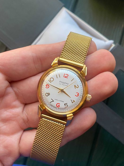 Наручные часы Родина 1 МЧЗ "Сделано в СССР" - механика, ручной завод
