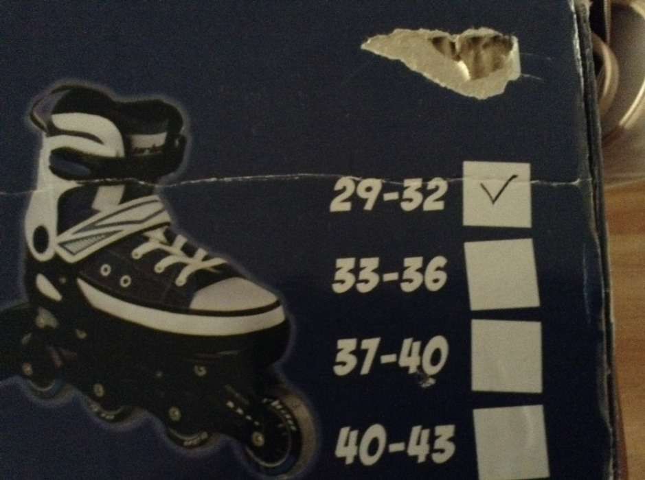 Patins em linha tamanho 29 a 32