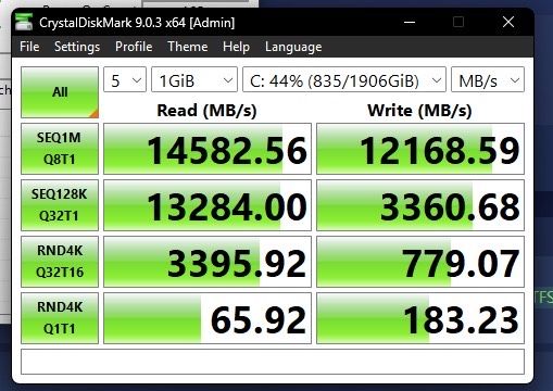 Lexar Ares Pro 2TB NVMe SSD PCIe 5.0 (14,500 MB/s Gen5