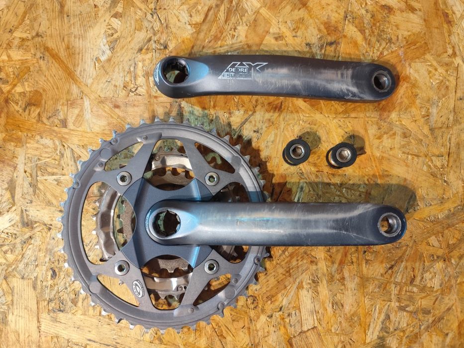 Pełna Gruba Deore LX M-570 / M571 napęd 3x9 retro vintage