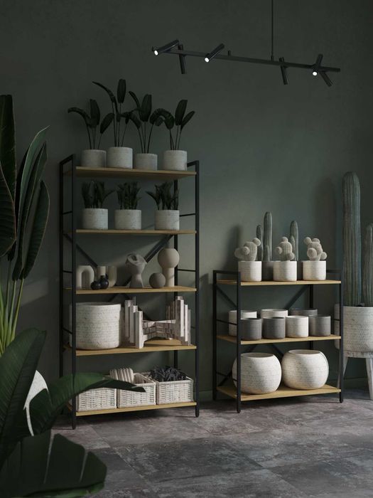 Меблі у стилі Лофт | Стелажі для інтер’єру