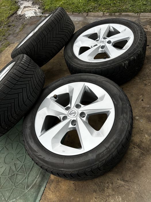 Диски 5/114,3 R17 +Шини Nissan Qasqai Juke Roque X-Trail Kadjar Koleos