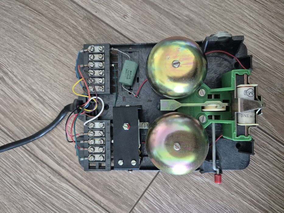 Telefon retro RWT CB-66 MB + Skrzynka Bateryjna 1985 PRL