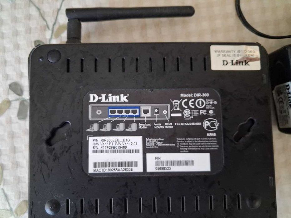 Роутер / маршрутизатор / WiFi D-Link DIR 300