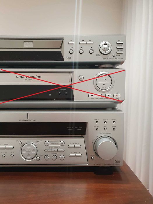 Colunas Home cinema TV - leitor DVD sony