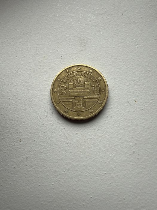 Moeda 0,50 € - Áustria 2002