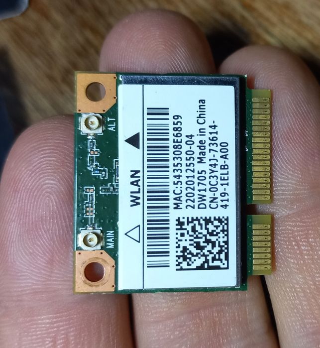 WiFi модуль Dell Wireless 1705