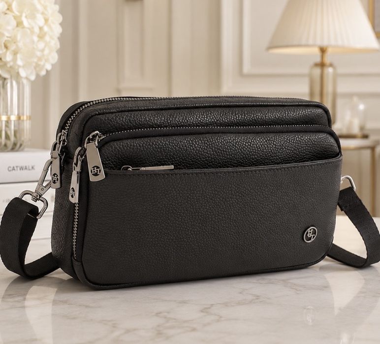 HT Leather Чоловіча сумка через плече барсетка клатч шкіряний чоловічий мужская  сумка Клатч Барсетка кистевая сумка чоловіча шкіряна Клатч