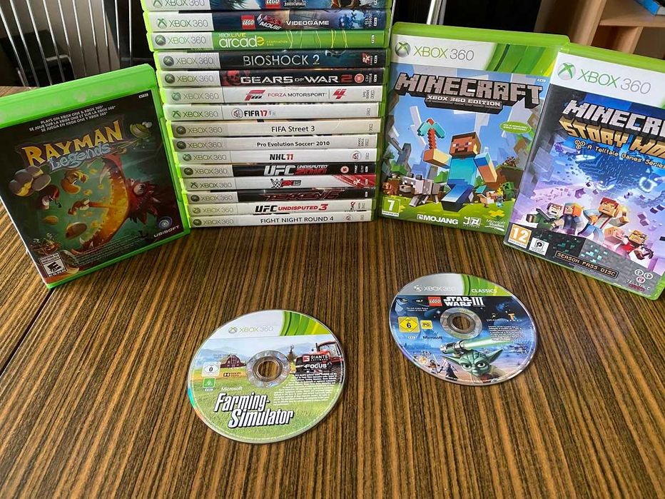 gry xbox 360 ! Minecraft, Lego, DANCE, UFC KINECT xbox 360 od 5zl