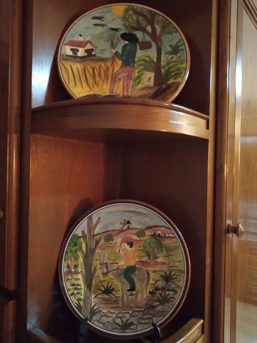 Louça alentejana pintada à mão - várias peças