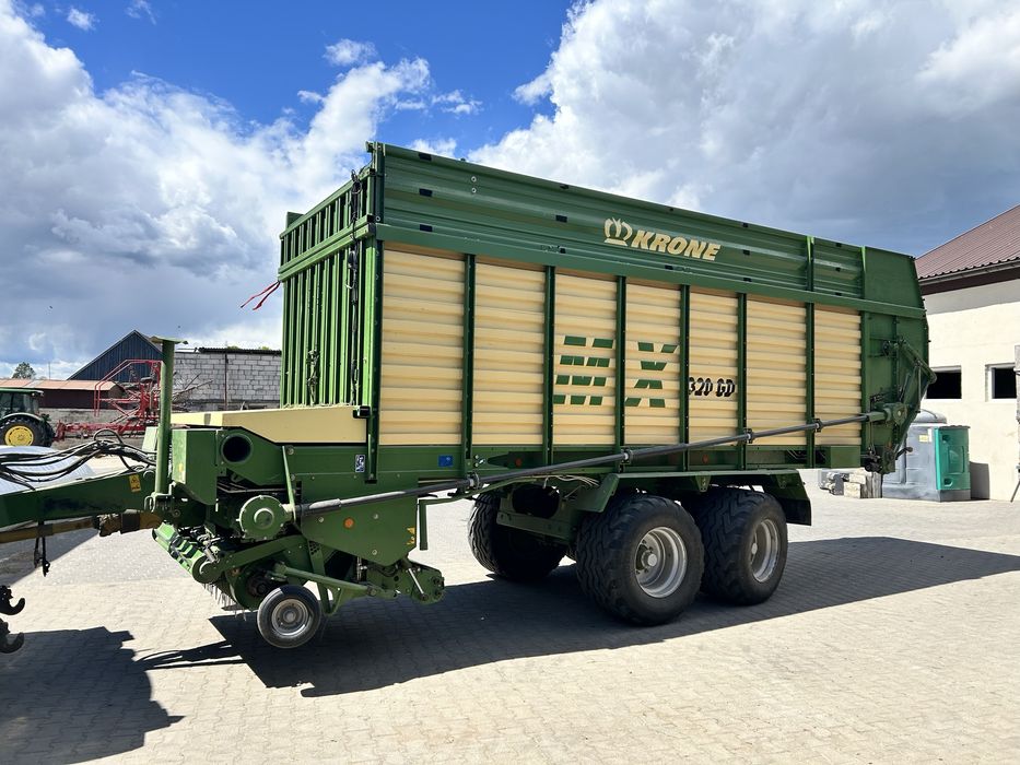 Przyczepa samozbierająca Krone MX320GD  jak nowa KRAJOWA 1350 przyczep