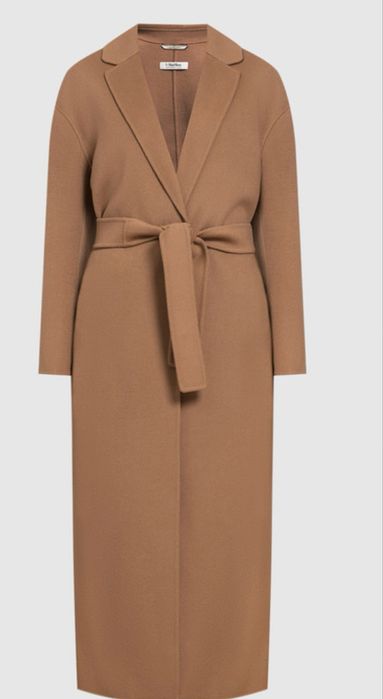 Пальто коричневе , кашемірове , стан нового , розмір s