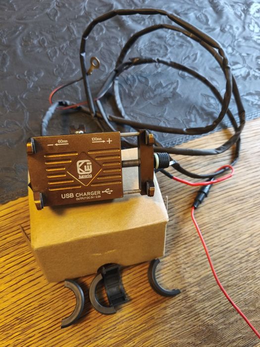 Uchwyt motocyklowy na telefon usb Intercom bt-s3