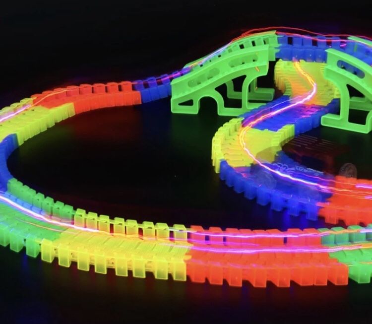 Pista de carro Magic Track Led