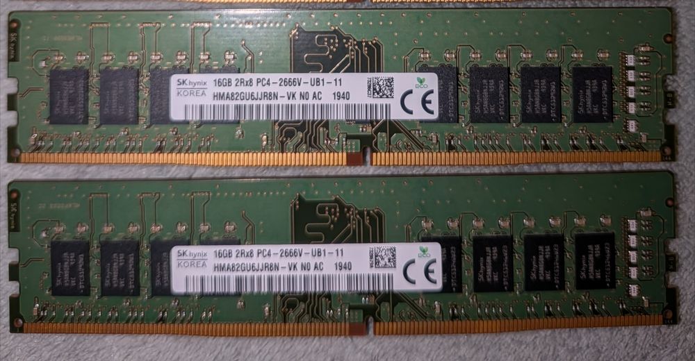 Пам'ять для ПК SK hynix DDR4 16GB 2666Mhz