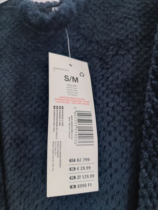 Szlafrok męski nowy