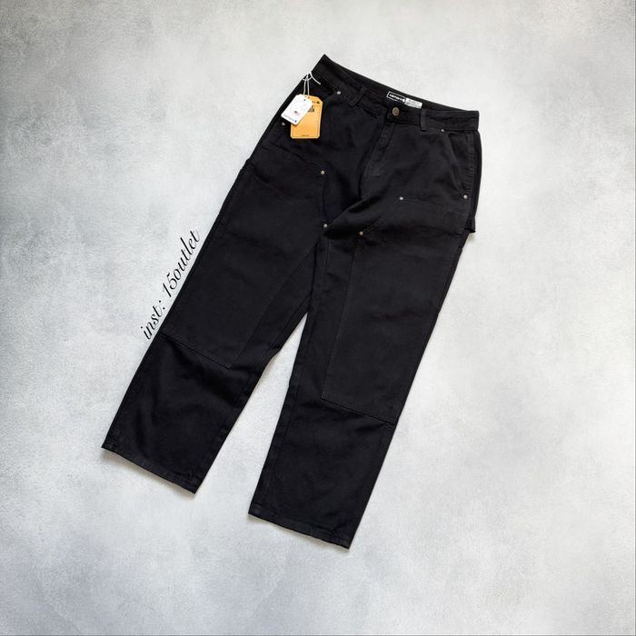 Джинси Карго Carhartt Cargo Relaxed Fit Джинсы Черные Штаны Кархарт