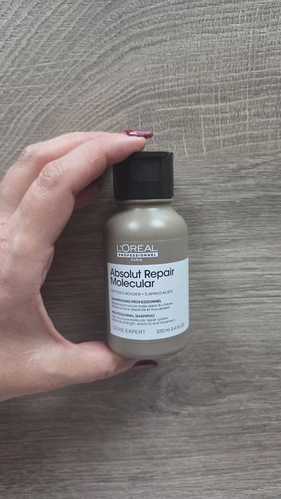 Szampon Loreal Absolut Repair Molecular do włosów zniszczonych 100ml