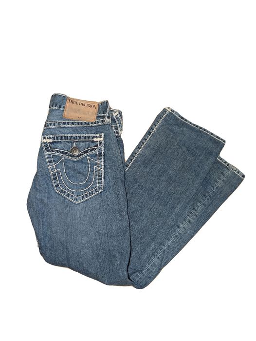 W29 true religion jeans straight sematary y2k rap drip haunted mound