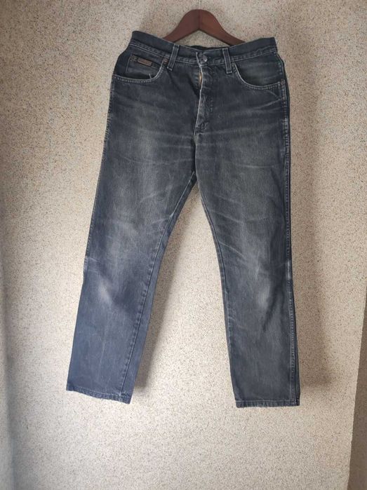 wrangler szerokie spodnie dżinsy wysoki stan damskie męskie