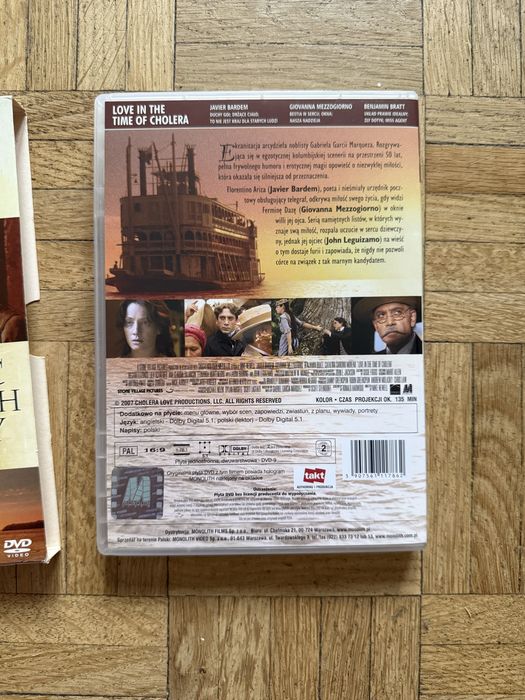 płyta dvd miłość w czasach zarazy
