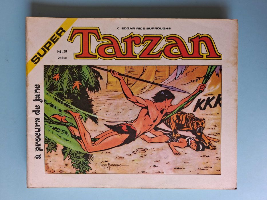 TARZAN [Super] coleção 7 volumes + Álbum Tarzan "O Berço dos Deuses" (1977)