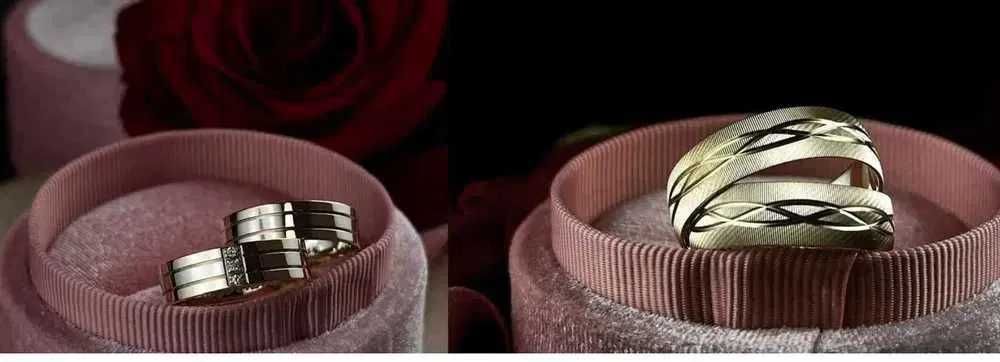 Obrączki ślubne złote 585 Ajubiler