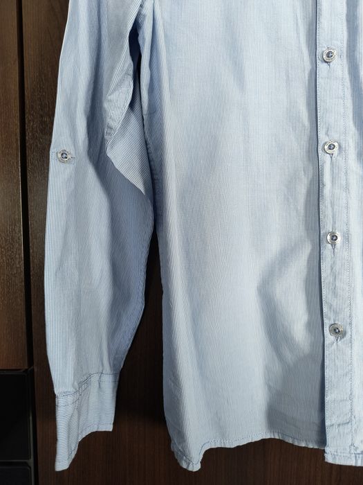 Niebieska koszula chłopięca w paski Reserved 158