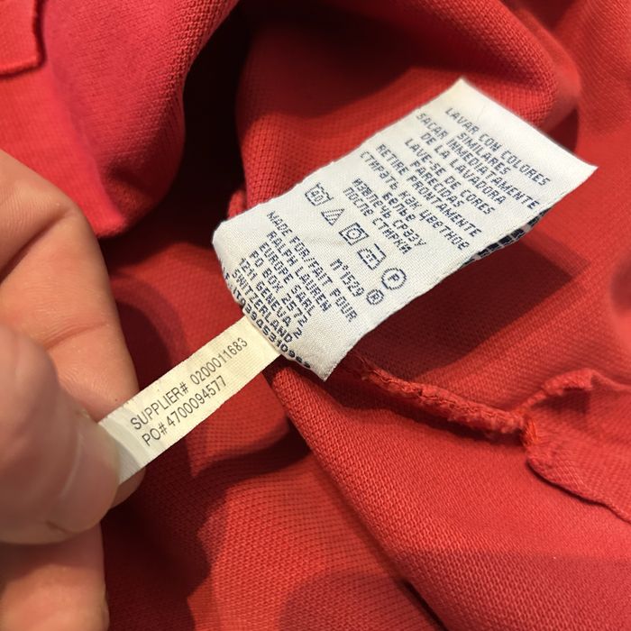 Czerwona męska koszulka Polo Ralph Lauren