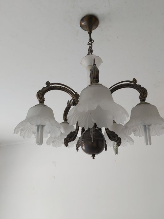 Candeiro Antigo 5 lâmpadas