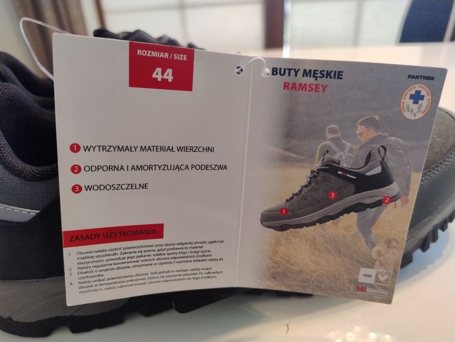 Buty trekkingowe Hii Mountain nowe 44