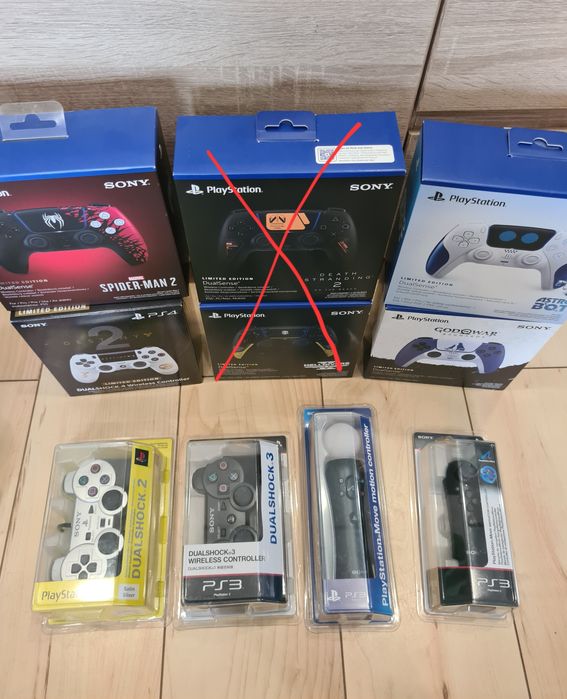 Nowe pady kontrolery dualshock dualsense dedykowane dla konsol Ps2, Ps