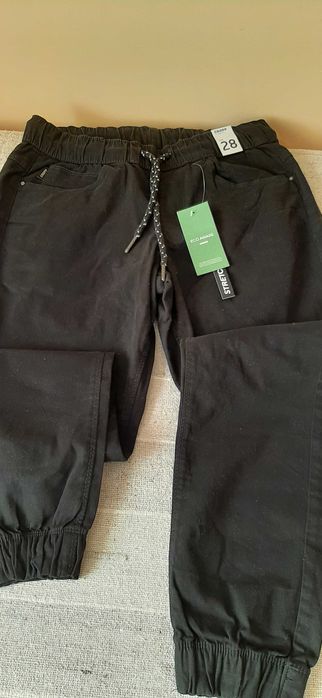 Spodnie czarne męskie