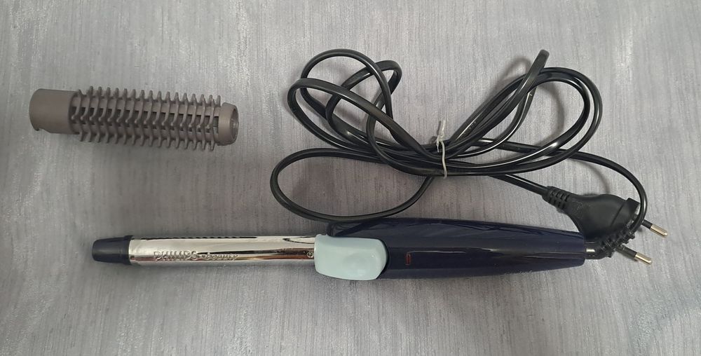 плойка Philips с насадкой-щеткой, щипці для завивання волосся
