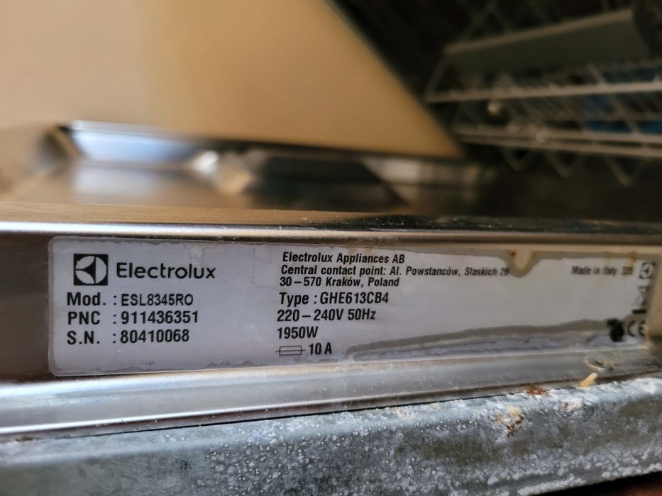 Zmywarka Electrolux RealLife XXL GlassCare ESL8345RO sprawna z szuflad