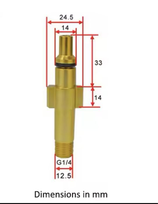 Canhão Bico espuma p/ máquina lavar alta pressão - NOVO