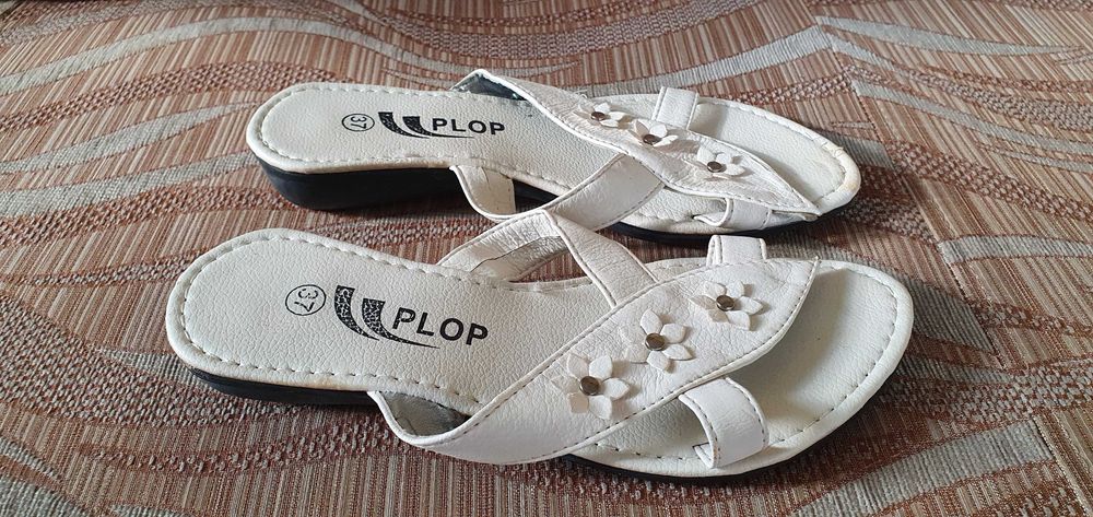 Buty damskie letnie roz 37 Plop białe dziewczęce