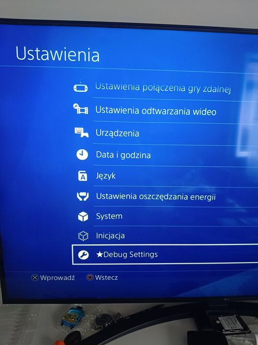 Konsola ps4 1004 z uszkodzona płytka logiczna PCB