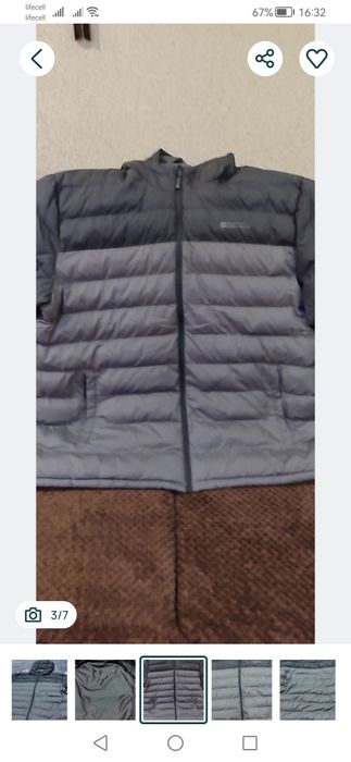 Куртка чорна Mountain 3хl