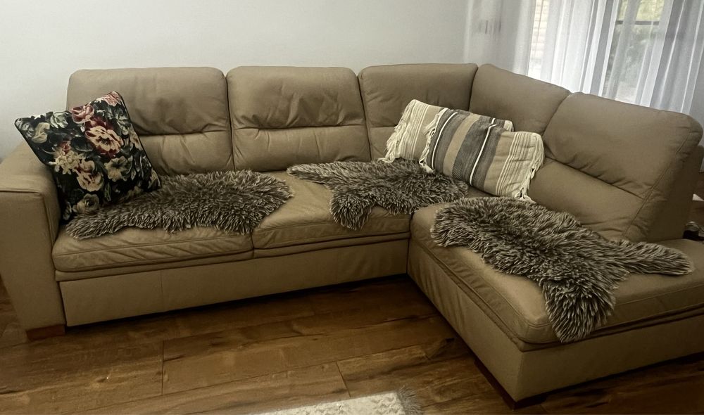 Naroznik z skóry naturalnej