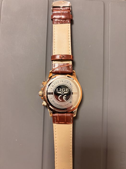 Годинник чоловічий LIGE luxury Rouse White