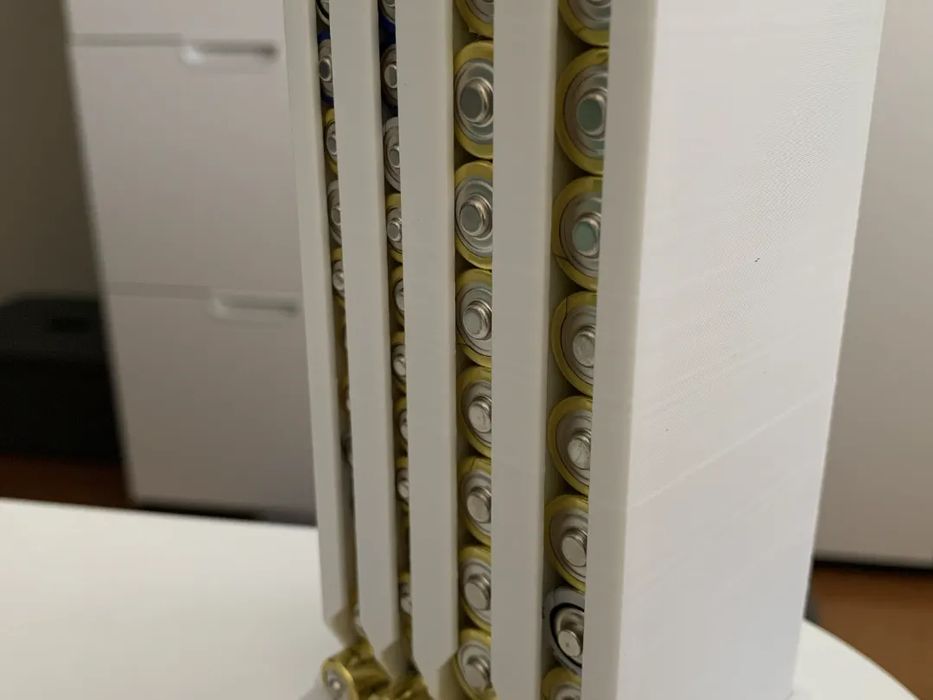 Organizador Vertical Pilhas AA e AAA