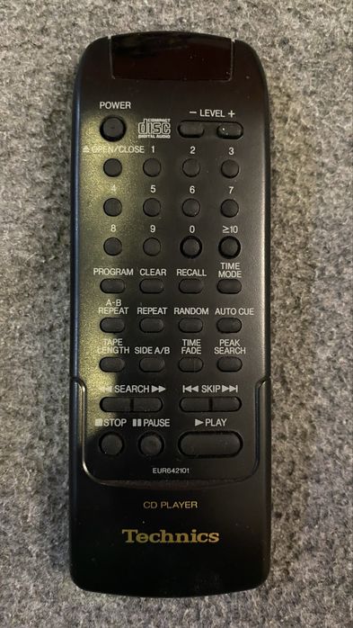 Пульт дистанційного керування Panasonic, Technics