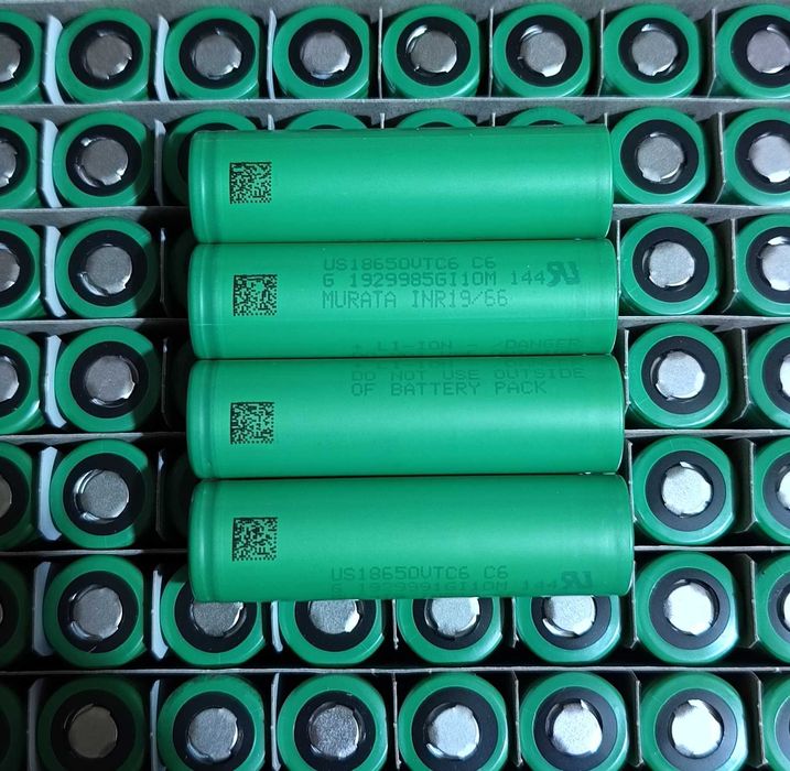 Нові акумулятори Sony Murata VTC6 3120mAh 18650 30A оригінал 2024рік