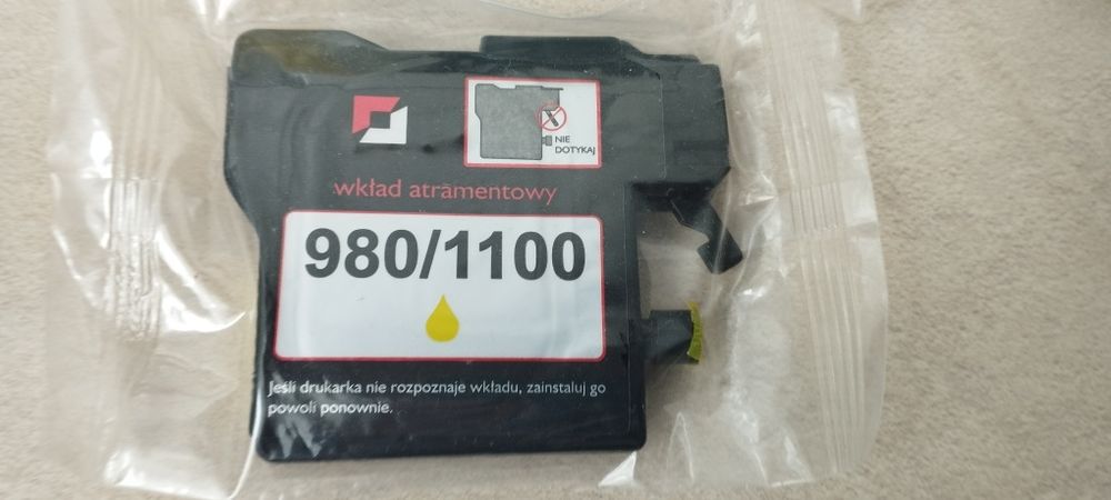 3 sztuki Tusze Catrige nr 1100 /980 NOWE do drukarki Brother MFC-295CN