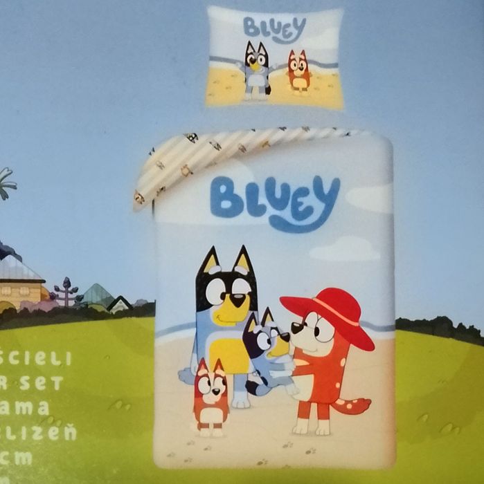 Komplet pościeli Bluey 160x200 – Oryginalna (Halantex) bawełna