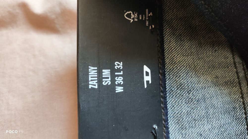 Diesel Zatiny męskie jeansy rozm 36/32